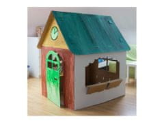 sarcia.eu Kartonový domeček pro děti k malování, 147x115x95cm x1