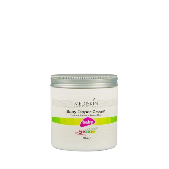Mediskin Produkty osobní péče bílé Mediskin [Baby Diaper Cream] Krem dla dzieci na pieluszkowe podrażnienia skóry 500 ml