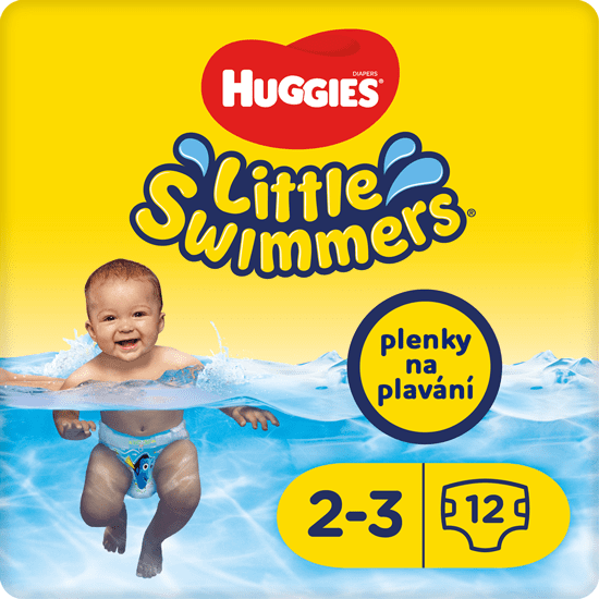Levně Huggies plenky Little Swimmers 2-3 (3-8 kg) 12 ks