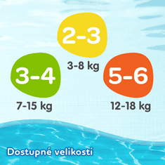 plenky Little Swimmers 2-3 (3-8 kg) 12 ks