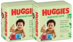 Huggies wipes PACK 2 x Natural Care Triplo 2 x 168ks