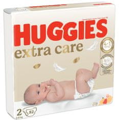 Huggies Extra Care Newborn č.2 - 82ks