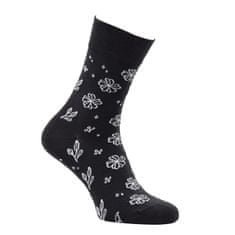 Zdravé Ponožky Zdravé ponožky dámské bavlněné vzorované ponožky s příjemným lemem 6105224 4-pack, 39-42