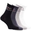 Zdravé ponožky- dámské bavlněné ruličkové zdravotní ponožky kočičky 6105324 4-pack, 35-38