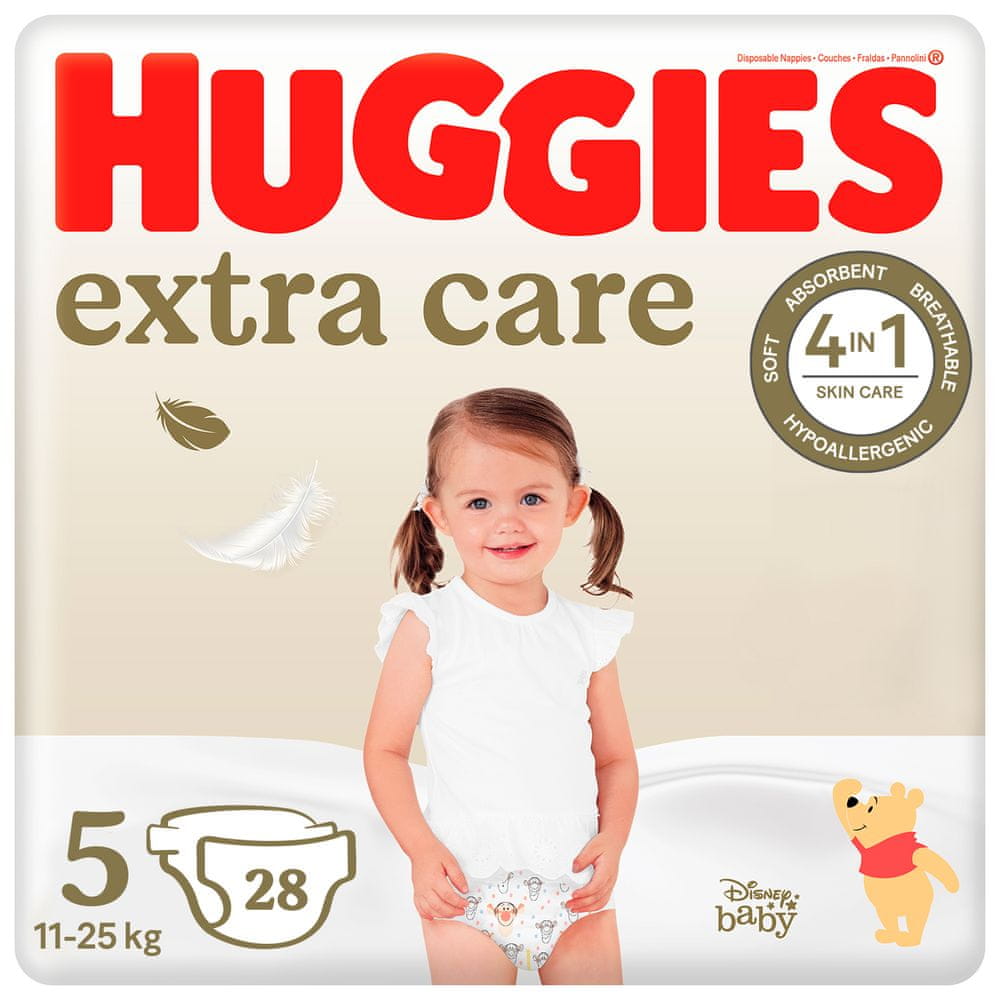Levně Huggies Extra Care č.5 - 28ks