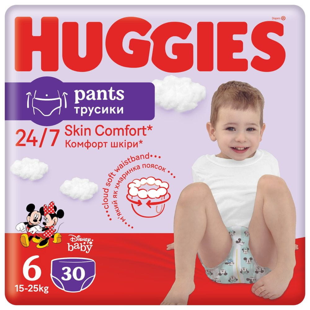 Levně Huggies Pants Jumbo 6 (15-25 kg) 30 ks