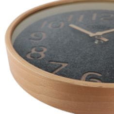 Prim Dřevěné designové hodiny Organic Soft, šedá