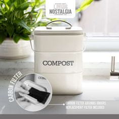 Kitchen Craft Náhradní uhlíkový filtr pro kompostér Kitchen Craft Living Nostalgia 1 ks