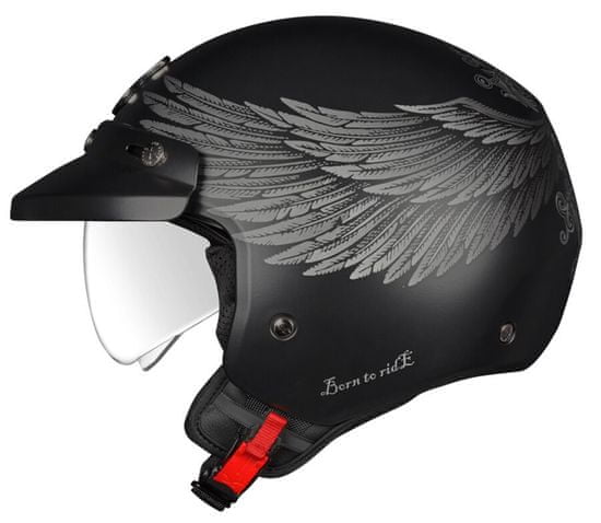 Nexx helma Y.10 Eagle Rider black grey MT