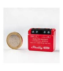 Shelly Shelly 1PM Mini Gen3 - spínací modul s měřením spotřeby 1x 8A (WiFi, Bluetooth)
