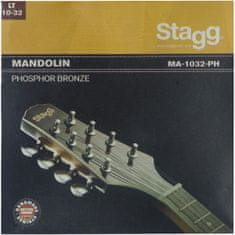 Stagg MA-1032-PH, sada strun pro mandolínu