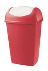 Tontarelli Odpadkový koš GRACE 50L červená/krémová