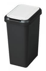 Odpadkový koš Touch & Lift 9L bílá/černá