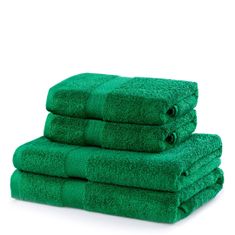 DecoKing Sada zelených ručníků Niki, velikost 2*70x140+2*50x100