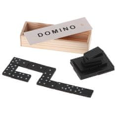 WOWO Dřevěné Domino Kostky Rodinná Hra v Krabici