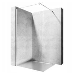 BPS-koupelny Bezrámová sprchová zástěna REA FLEXI 120 cm, chrom