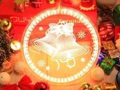 Tutumi Vánoční dekorace LED zvonek 311382A