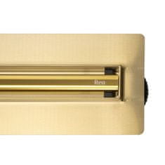BPS-koupelny Odtokový žlab REA NEOX SLIM pro 60 cm, zlatý