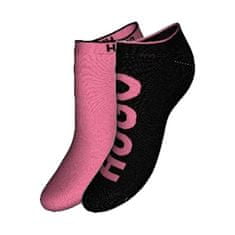 Hugo Boss 2 PACK - dámské ponožky HUGO 50480343-698 (Velikost 35-38)