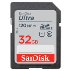 SanDisk Paměťová karta Ultra 32 GB SDHC Memory Card 120 MB/s