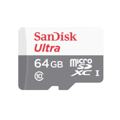SanDisk Paměťová karta Ultra microSDXC 64 GB 100 MB/s Class 10 UHS-I