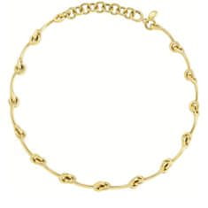 Breil Fashion pozlacený náhrdelník Tie Up TJ3483