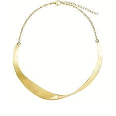 Breil Moderní pozlacený náhrdelník pro ženy Retwist TJ3458