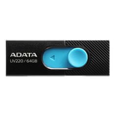 Adata Flashdisk UV220 64GB, USB 2.0, black/blue