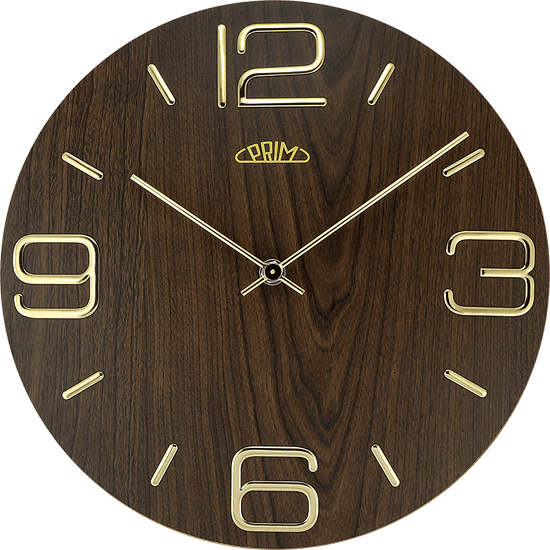 Prim Dřevěné designové hodiny Timber Noble II