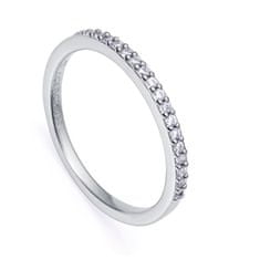 Viceroy Elegantní stříbrný prsten s čirými zirkony Clasica 9118A014 (Obvod 54 mm)