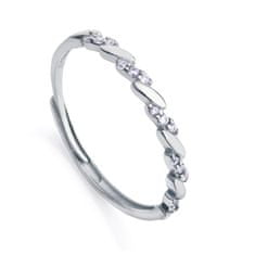 Viceroy Minimalistický stříbrný prsten se zirkony Clasica 13157A013 (Obvod 55 mm)