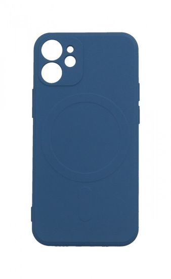 TopQ Kryt iPhone 12 Mini s MagSafe tmavě modrý 84989