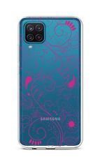 TopQ Kryt Samsung A12 silikon Pink Ornament 57754