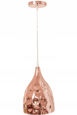 Toolight Zrcadlová závěsná lampa růžové zlato APP276-1CP