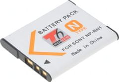 T6 power Baterie T6 Power Sony NP-BN1, 600mAh, 2,2Wh, šedá