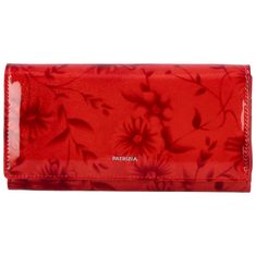 Patrizia Pepe Luxusní dámská kožená peněženka Sloke, červená