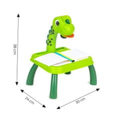 ModernHome Dinosauří projektor DINNO zelený