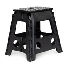 ModernHome Skládací stolička TABOR 39 cm černá