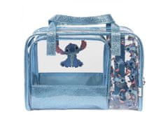 sarcia.eu DISNEY Stitch Modrá sada cestovních kosmetických taštiček se zipem, 3 ks. 