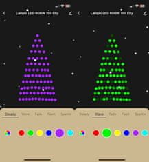 Essentials Wifi RGBW 150 Tuya Smart Life LED osvětlení vánočního stromu