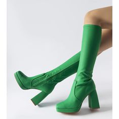 Zelené matné boty na jehlovém podpatku velikost 40