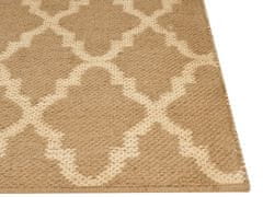 Beliani Jutový koberec 200 x 300 cm béžový MERMER