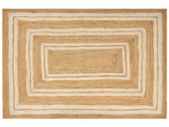 Beliani Jutový koberec 200 x 300 cm béžový ELMALI