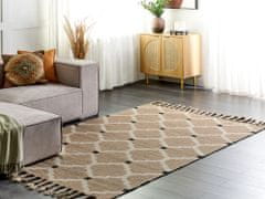 Beliani Jutový koberec 160 x 230 cm béžový ORENCIK