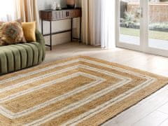 Beliani Jutový koberec 200 x 300 cm béžový ELMALI