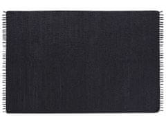 Beliani Jutový koberec 200 x 300 cm černý SINANKOY