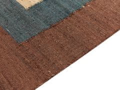 Beliani Jutový koberec 160 x 230 cm vícebarevný ORTAKOY