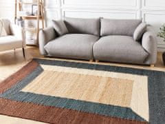 Beliani Jutový koberec 160 x 230 cm vícebarevný ORTAKOY