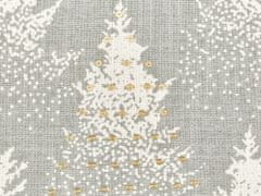 Beliani Sada 2 bavlněných polštářů vzor vánoční stromeček 45 x 45 cm šedé BILLBERGIA