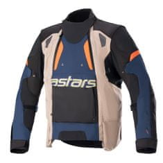 Alpinestars bunda HALO DRYSTAR, (tmavě modrá/khaki/oranžová/černá, vel. 2XL)